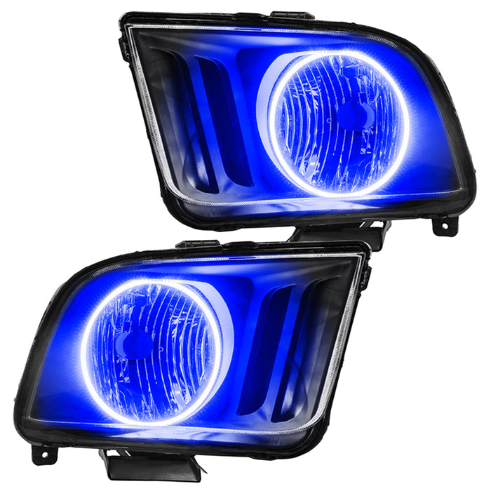 Oracle Lighting 7048-335 ORACLE Lighting 2005-2009 Ford Mustang Pre-Assembled LED Halo Headlights - Truck Part Superstore