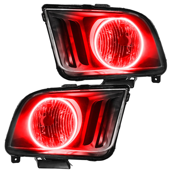 Oracle Lighting 7048-335 ORACLE Lighting 2005-2009 Ford Mustang Pre-Assembled LED Halo Headlights - Truck Part Superstore