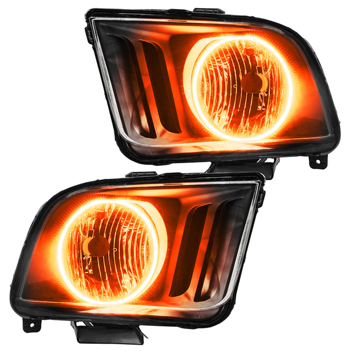 Oracle Lighting 7048-335 ORACLE Lighting 2005-2009 Ford Mustang Pre-Assembled LED Halo Headlights - Truck Part Superstore