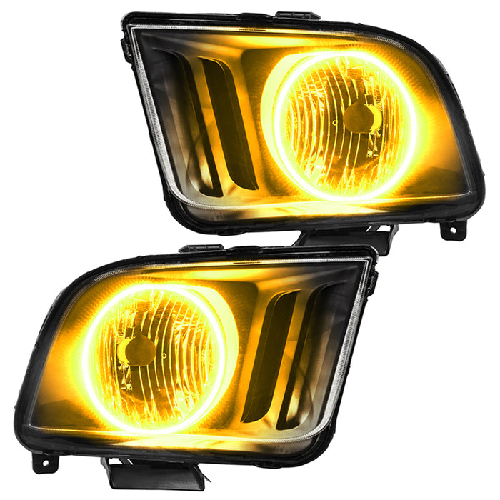 Oracle Lighting 7048-335 ORACLE Lighting 2005-2009 Ford Mustang Pre-Assembled LED Halo Headlights - Truck Part Superstore