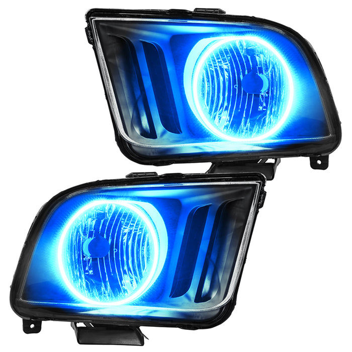 Oracle Lighting 7048-335 ORACLE Lighting 2005-2009 Ford Mustang Pre-Assembled LED Halo Headlights - Truck Part Superstore