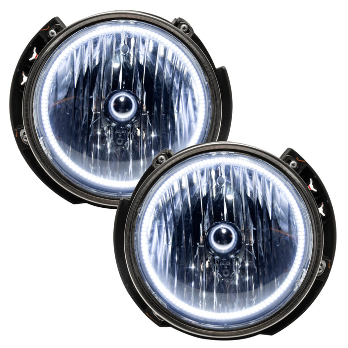 Oracle Lighting 7079-335 ORACLE Lighting 2007-2016 Jeep Wrangler JK Pre-Assembled LED Halo Headlights - Truck Part Superstore