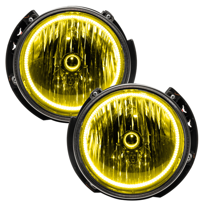 Oracle Lighting 7079-335 ORACLE Lighting 2007-2016 Jeep Wrangler JK Pre-Assembled LED Halo Headlights - Truck Part Superstore