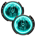 Oracle Lighting 7079-335 ORACLE Lighting 2007-2016 Jeep Wrangler JK Pre-Assembled LED Halo Headlights - Truck Part Superstore