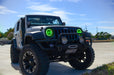 Oracle Lighting 7079-335 ORACLE Lighting 2007-2016 Jeep Wrangler JK Pre-Assembled LED Halo Headlights - Truck Part Superstore