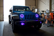 Oracle Lighting 7079-335 ORACLE Lighting 2007-2016 Jeep Wrangler JK Pre-Assembled LED Halo Headlights - Truck Part Superstore