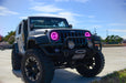 Oracle Lighting 7079-335 ORACLE Lighting 2007-2016 Jeep Wrangler JK Pre-Assembled LED Halo Headlights - Truck Part Superstore
