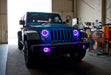 Oracle Lighting 7079-335 ORACLE Lighting 2007-2016 Jeep Wrangler JK Pre-Assembled LED Halo Headlights - Truck Part Superstore