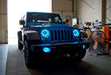 Oracle Lighting 7079-335 ORACLE Lighting 2007-2016 Jeep Wrangler JK Pre-Assembled LED Halo Headlights - Truck Part Superstore