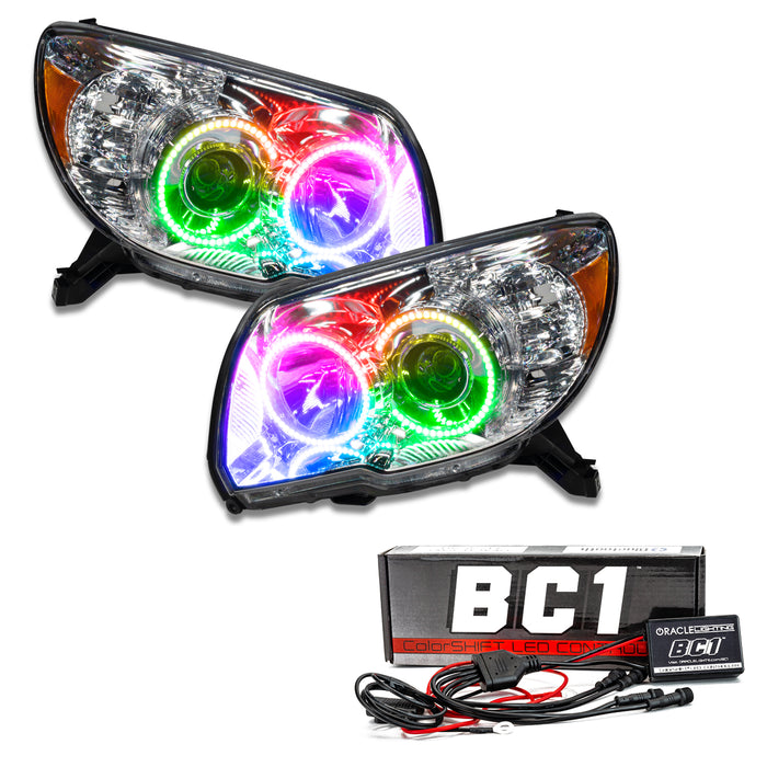 Oracle Lighting 7089-335 ORACLE Lighting 2006-2009 Toyota 4-Runner Pre-Assembled LED Halo Headlights - Truck Part Superstore