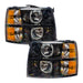 Oracle Lighting 7105-335 2007-2013 Chevrolet Silverado LED Round Style Halo Headlights - (Black Housing) - Truck Part Superstore