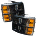 Oracle Lighting 7105-335 2007-2013 Chevrolet Silverado LED Round Style Halo Headlights - (Black Housing) - Truck Part Superstore