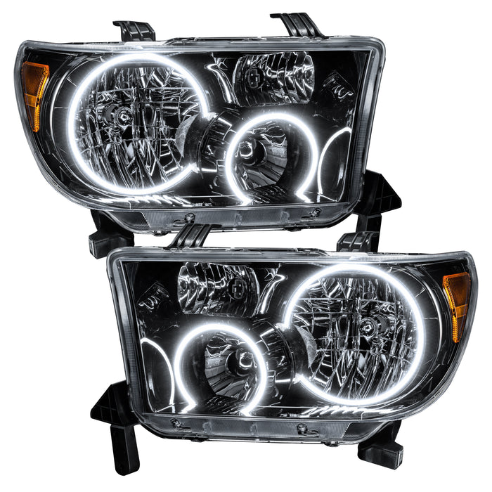 Oracle Lighting 7119-335 2007-2013 Toyota Tundra Pre-Assembled Headlights - (Black Housing) - Truck Part Superstore