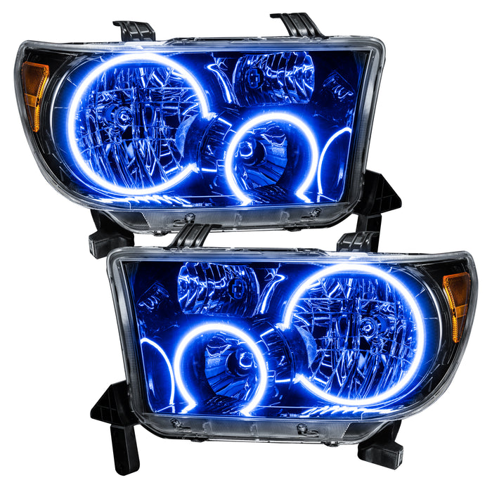 Oracle Lighting 7119-335 2007-2013 Toyota Tundra Pre-Assembled Headlights - (Black Housing) - Truck Part Superstore
