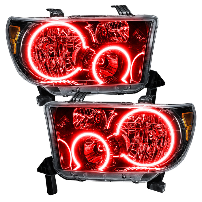 Oracle Lighting 7119-335 2007-2013 Toyota Tundra Pre-Assembled Headlights - (Black Housing) - Truck Part Superstore