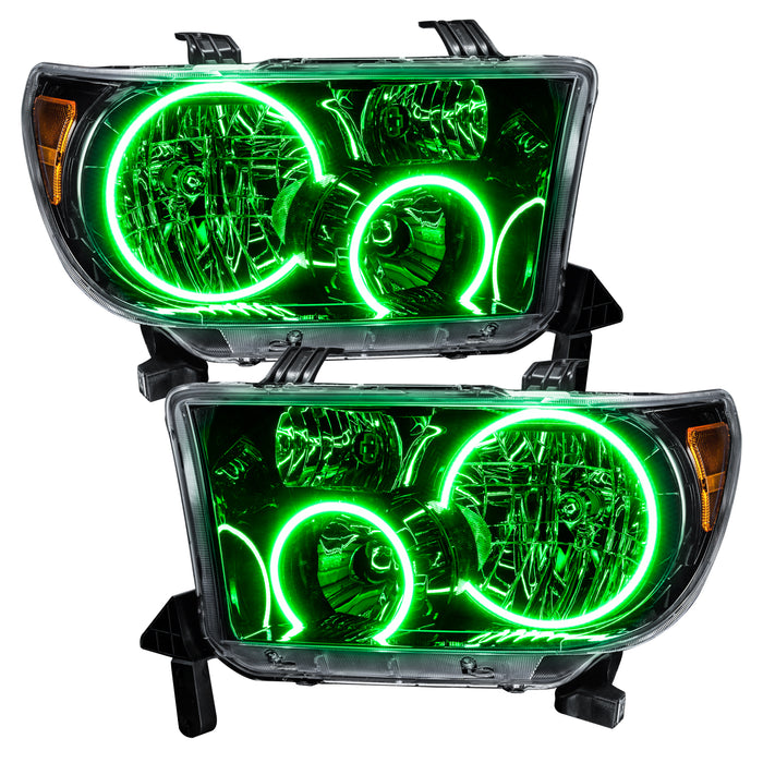 Oracle Lighting 7119-335 2007-2013 Toyota Tundra Pre-Assembled Headlights - (Black Housing) - Truck Part Superstore