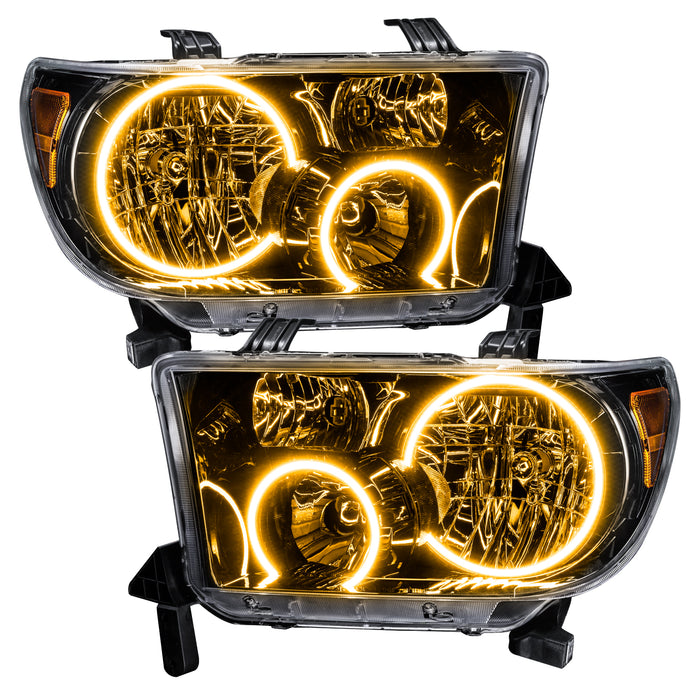 Oracle Lighting 7119-335 2007-2013 Toyota Tundra Pre-Assembled Headlights - (Black Housing) - Truck Part Superstore