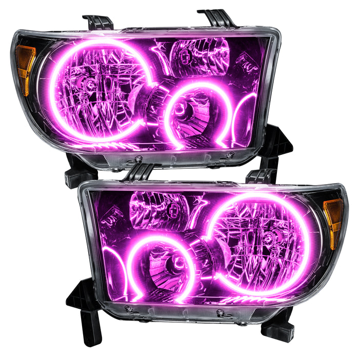 Oracle Lighting 7119-335 2007-2013 Toyota Tundra Pre-Assembled Headlights - (Black Housing) - Truck Part Superstore