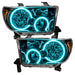 Oracle Lighting 7119-335 2007-2013 Toyota Tundra Pre-Assembled Headlights - (Black Housing) - Truck Part Superstore