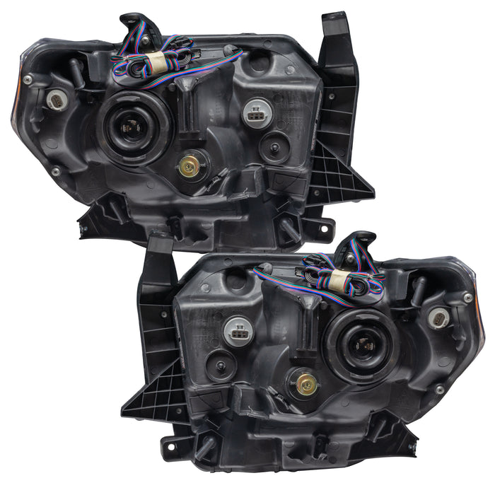 Oracle Lighting 7158-335 ORACLE Lighting 2014-2017 Toyota Tundra Pre-Assembled LED Halo Headlights - Truck Part Superstore