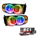 Oracle Lighting 7164-335 ORACLE Lighting 2002-2005 Dodge Ram Pre-Assembled LED Halo Headlights - Truck Part Superstore