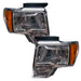 Oracle Lighting 7187-335 2009-2014 Ford F-150 Pre-Assembled LED Halo Headlights - (Chrome Housing) - Truck Part Superstore