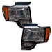 Oracle Lighting 7188-335 2009-2014 Ford F-150 Pre-Assembled LED Halo Headlights - (Black Housing) - Truck Part Superstore