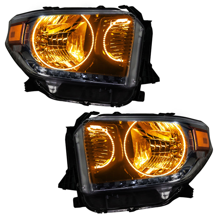 Oracle Lighting 7204-335 2014-2017 Toyota Tundra Pre-Assembled LED Halo Headlights - (Dual Halo Kit) - Truck Part Superstore