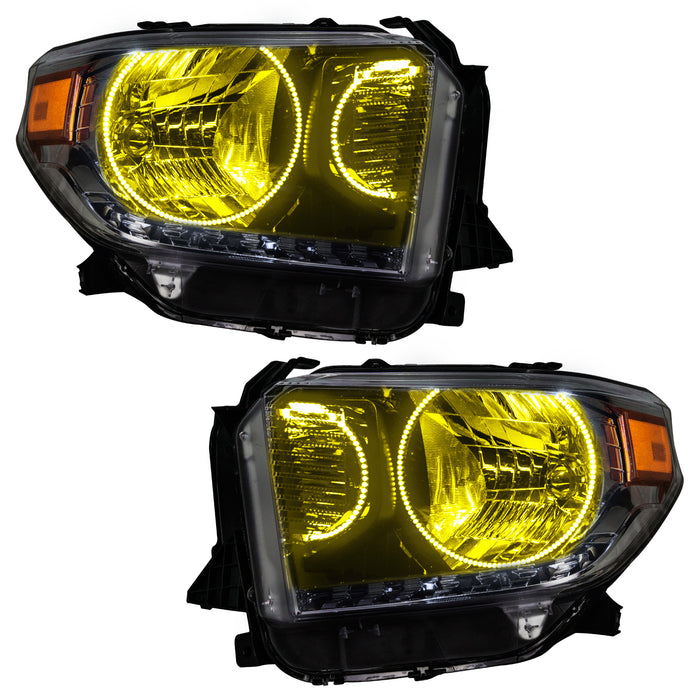 Oracle Lighting 7204-335 2014-2017 Toyota Tundra Pre-Assembled LED Halo Headlights - (Dual Halo Kit) - Truck Part Superstore