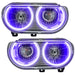 Oracle Lighting 7720-335 2008-2014 Dodge Challenger Pre-Assembled LED Halo Headlights - (Non-HID) - Truck Part Superstore
