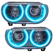 Oracle Lighting 7720-335 2008-2014 Dodge Challenger Pre-Assembled LED Halo Headlights - (Non-HID) - Truck Part Superstore