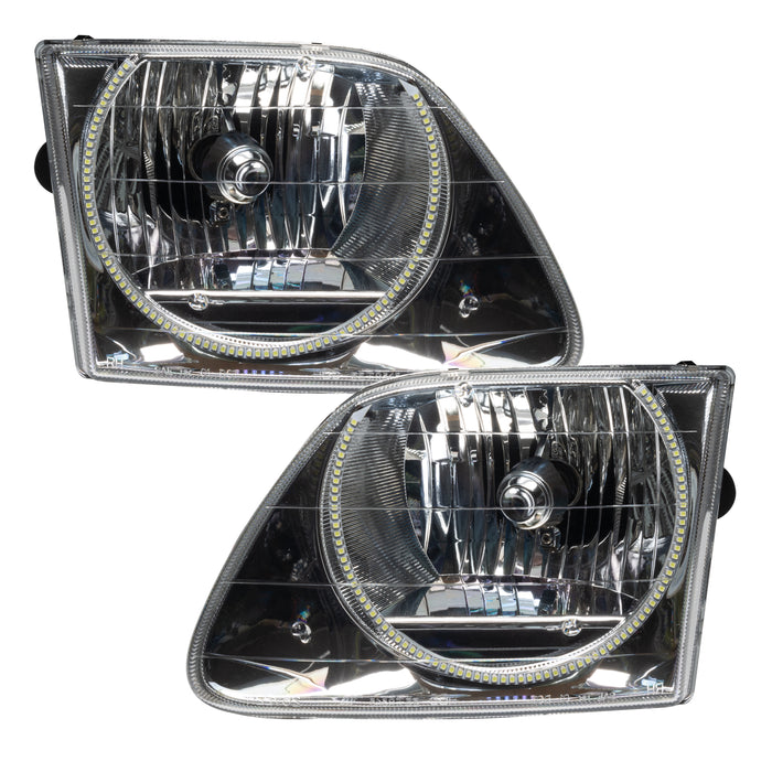 Oracle Lighting 7733-335 ORACLE Lighting 1997-2003 Ford F-150 Pre-Assembled LED Halo Headlights - Truck Part Superstore