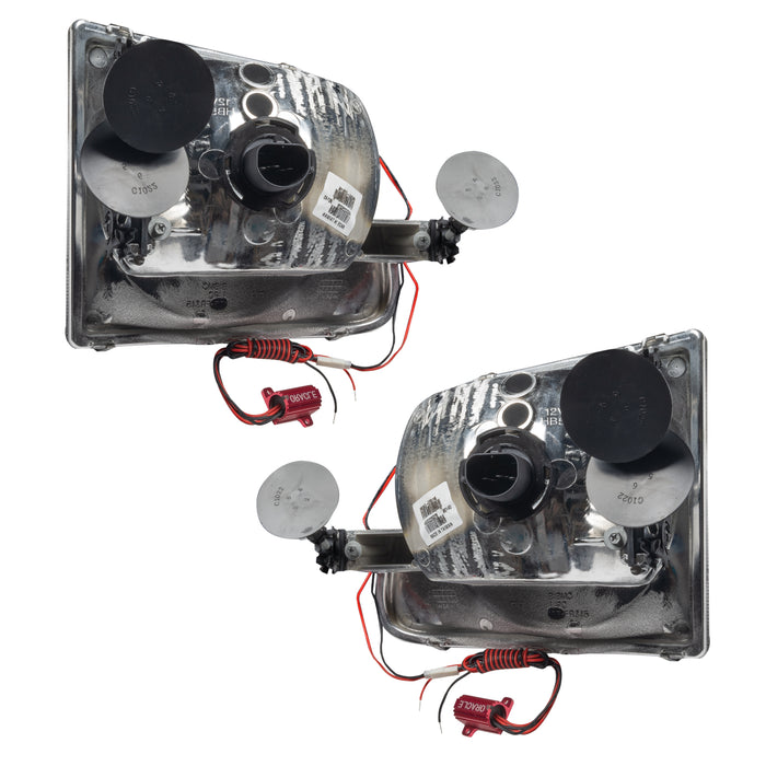 Oracle Lighting 7733-335 ORACLE Lighting 1997-2003 Ford F-150 Pre-Assembled LED Halo Headlights - Truck Part Superstore