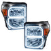 Oracle Lighting 8158-335 2011-2016 Ford F-250/350 Superduty LED Halo Headlights - (Chrome Housing) - Truck Part Superstore