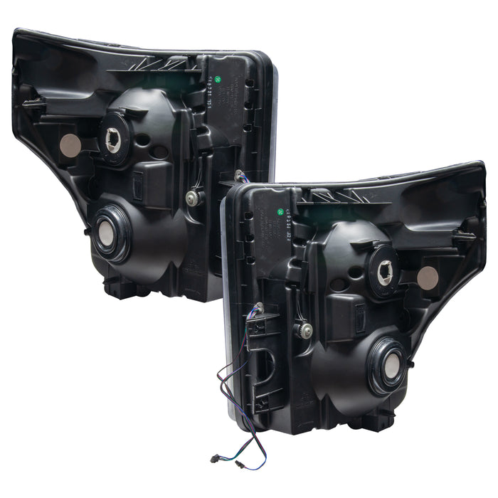 Oracle Lighting 8159-335 2011-2016 Ford F-250/350 Superduty LED Halo Headlights - (Black Housing) - Truck Part Superstore