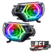 Oracle Lighting 8163-335 2012-2015 Toyota Tacoma Pre-Assembled LED Halo Headlights - (Chrome Housing) - Truck Part Superstore