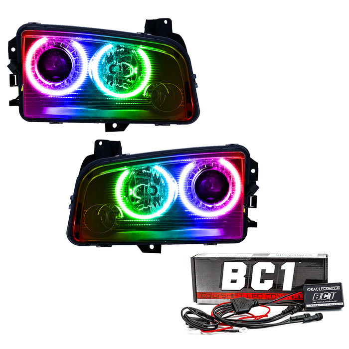 Oracle Lighting 8179-335 2008-2010 Dodge Charger Pre-Assembled LED Halo Headlights - (HID) - Truck Part Superstore