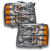 Oracle Lighting 8188-335 2007-2013 Chevrolet Silverado LED Square Style Halo Headlights (Chrome Housing) - Truck Part Superstore