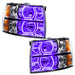 Oracle Lighting 8188-335 2007-2013 Chevrolet Silverado LED Square Style Halo Headlights (Chrome Housing) - Truck Part Superstore
