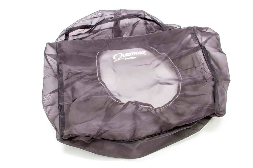 OUTERWEARS 10-1016-01 Carbon Fiber Box Pre Filter 6-1/4in Black