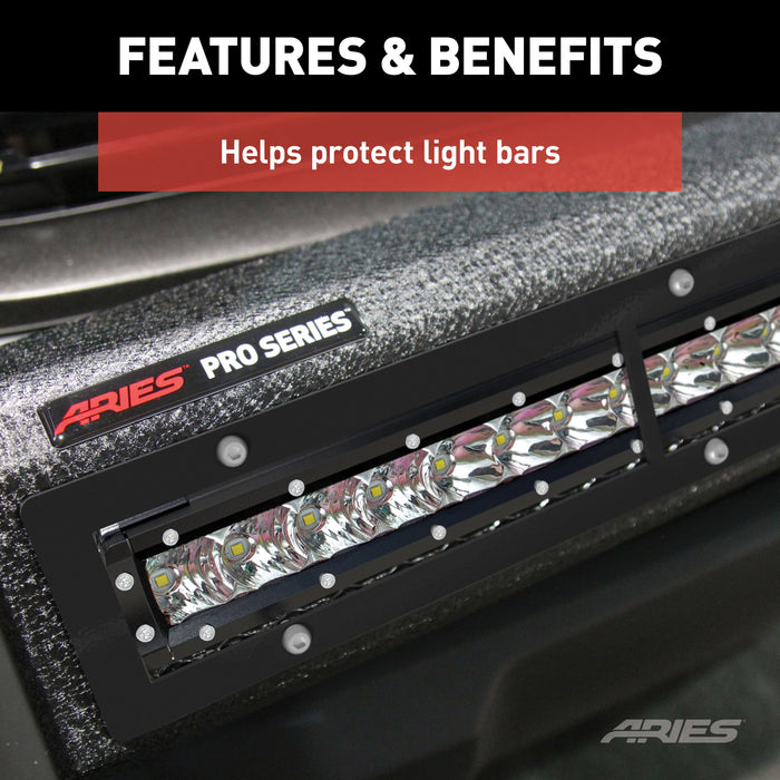 ARIES PC30OB Pro Series 30-Inch Black Steel Light Bar Cover Plate