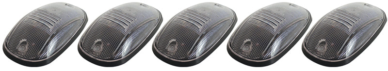 PACER PERFORMANCE 20-246C Hi-Five Cab Roof Lights Clear 5 Light Kit