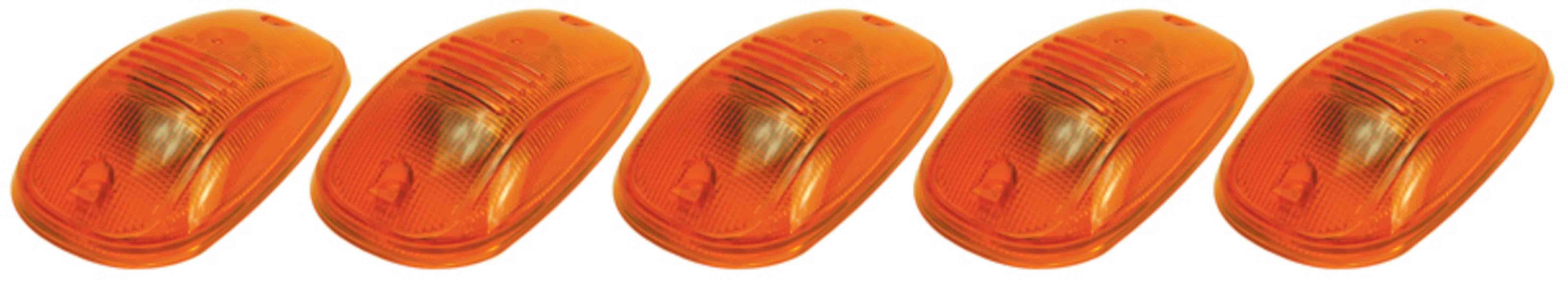 PACER PERFORMANCE 20-246 Hi-Five Cab Roof Lights Amber 5 Light Kit