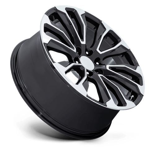 Performance Replicas 211BM-2415831 PR211 24X10 6X5.5 G-BLK MACH-FC 31MM - Truck Part Superstore