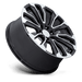 Performance Replicas 211BM-2415831 PR211 24X10 6X5.5 G-BLK MACH-FC 31MM - Truck Part Superstore
