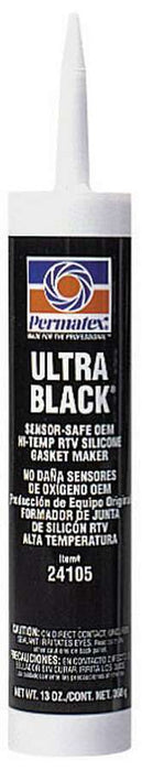 PERMATEX 24105 Ultra Black Gasket Maker 13oz Cartridge