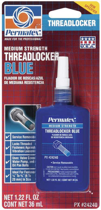 PERMATEX 24240 Blue Threadlocker 36ml Bottle