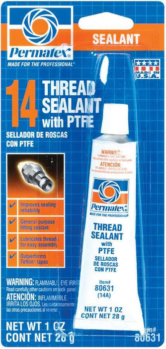 PERMATEX 80631 1 Oz White Thread Sealan