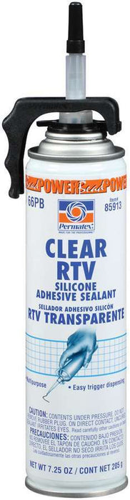 PERMATEX 85913 Powerbead Clear RTV Silicone 7.25oz