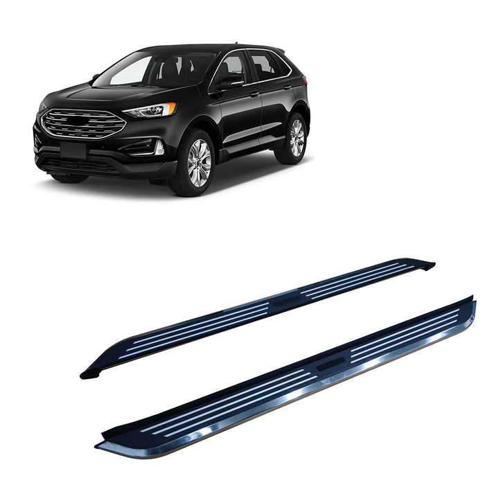 Black Horse Off Road PIED70 Black & Silver Aluminum - Truck Part Superstore
